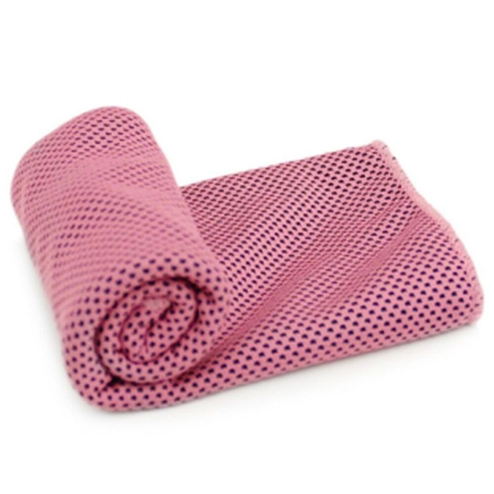 Soft Sports Microfiber Cool Touch Gym Yoga Towel Red